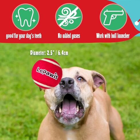 ألعاب الكلاب من ليباويت لعيد الميلاد، 2 في 1 ألعاب للكلاب تصدر أصواتًا للكلاب المتوسطة والكبيرة، كرة رنة لطيفة وقابلة للفصل، لعبة تفاعلية لتدريب الكلاب في الهواء الطلق، للكلاب in Kuwait