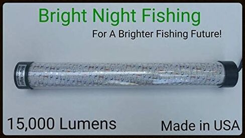 Bright Night Fishing Underwater Fishing Light 15,000 Lumen 50 ft Cord Waterproof AC Green LED Submersible Dock Boat Light Fish Attractor in Saudi Arabia