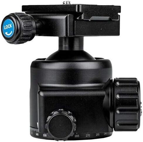 رأس كروي احترافي من Slik PBH-45LP، متوافق مع Arca، سعة تحميل 44 رطل، ارتفاع منخفض، أسود (618-831) in Kuwait