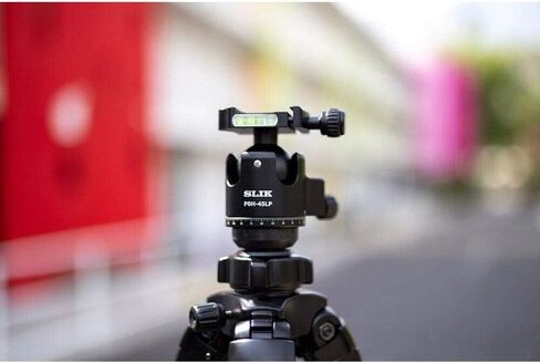 رأس كروي احترافي من Slik PBH-45LP، متوافق مع Arca، سعة تحميل 44 رطل، ارتفاع منخفض، أسود (618-831) in Kuwait