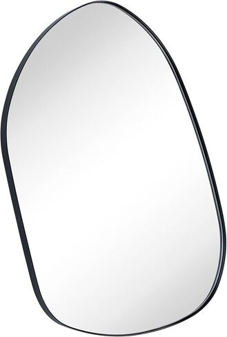 EGHOME 22 x 30 Brushed Gold Asymmetrical Mirror Irregular Mirror Accent Metal Framed Mirror for Bathroom Vanity, Entryway or Living Room in Saudi Arabia