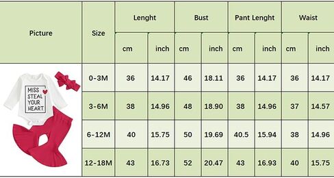 Eadrioss Newborn Baby Girl Valentines Outfit Daddy 's Girl Ribbed Crewneck Romper Bodysuit Onesie Heart Leopard Flare Pant in Kuwait