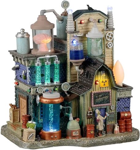 Lemax Village Collection Dr. Gory's Laboratory, with 4.5V Adaptor #25844 in Saudi Arabia