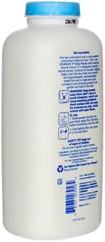 JOHNSON'S Aloe & Vitamin E Baby Powder 15 oz (Pack of 12) in Saudi Arabia