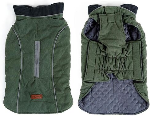 TFENG Reflective Dog Jacket Dog Coat Warm Padded Puffer Vest Puppy Jacket with Fleece Blue XS in Saudi Arabia