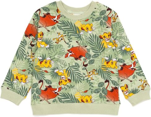 Disney Lion King Toy Story Cars French Terry Sweatshirt and Jogger Pants Outfit Set Toddler to Big Kid Sizes (2T - 10-12) in Saudi Arabia