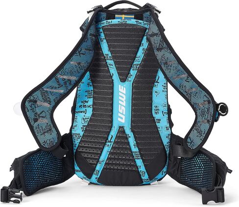 USWE Flow 16L - Backpack with Back Protector, for Bike, Mountainbike, MTB and E-MTB, Black in Saudi Arabia
