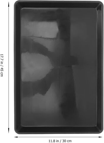 Ipetboom 2PCS قفص كلب كبير، 11.7x11.8 علبة استبدال مقالي قفص الكلب، علبة بلاستيكية أسفل بيت الكلب قفص لأقفاص الحيوانات الأليفة in Kuwait