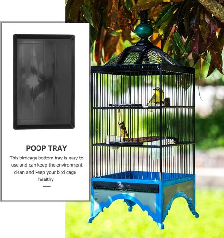 Ipetboom 2PCS قفص كلب كبير، 11.7x11.8 علبة استبدال مقالي قفص الكلب، علبة بلاستيكية أسفل بيت الكلب قفص لأقفاص الحيوانات الأليفة in Kuwait