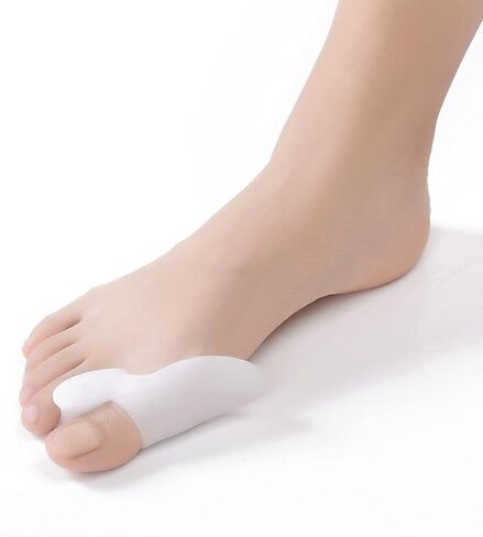 16 قطعة/8 أزواج من واقي وسادة حماية الورم لإصبع القدم الكبير، وسادات مصحح الورم مع درع وفاصل، وأداة تمليس أصابع القدم الجل لتخفيف الألم وإعادة تنظيم إصبع القدم الكبير in Kuwait