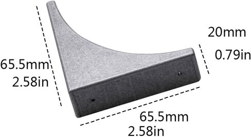 luluxing Ancient Silver Box Corner Protector Decorative Furniture Corner Protectors Edge Safety Guards Furniture Corner Bumpers Pack of 4 in Saudi Arabia