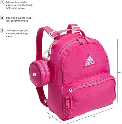 adidas Must Have Mini Backpack, Small Festivals and Travel, Almost Yellow, One Size in Saudi Arabia