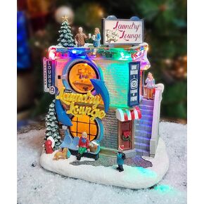 MOMENTS IN TIME 9.8"H Polyresin LED & Musical Laundry Lounge (B/O) in Kuwait