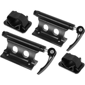 Partol Bike Block Fork Mount Universal Quick Release Fork Block Mounts Bike Rack الناقل سبائك الألومنيوم دراجة سقف السيارة جبل الرف للمركبات / شاحنة / بيك اب / مقطورة / شاحنات (أسود، 1 حزمة)
