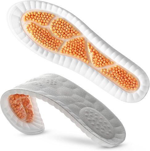 Memory Foam Insoles,Insoles Men Women,Work Boot Insoles for Men,Shoe Insoles for Standing All Day,Comfortable Insoles with Effective Shock Absorption,All-Day Comfort for Pain Relief(280mm) in Saudi Arabia