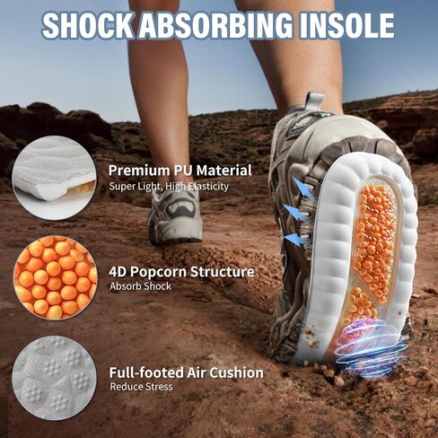 Memory Foam Insoles,Insoles Men Women,Work Boot Insoles for Men,Shoe Insoles for Standing All Day,Comfortable Insoles with Effective Shock Absorption,All-Day Comfort for Pain Relief(280mm) in Saudi Arabia