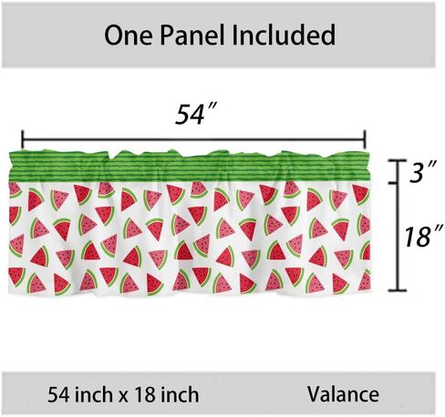Honeypot Valance for Kitchen Window, Blackout Window Curtains for Kitchen Living Room Bedroom, Honey Bee Short Window Valance for Bathroom, Decorative Rod Pocket Short Window Valance, 54" W x 18" L in Saudi Arabia