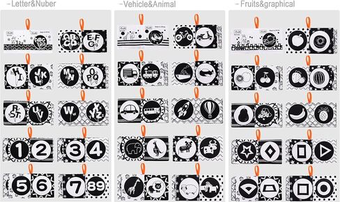 3 كتب باللونين الأبيض والأسود لحديثي الولادة من عمر 0 ​​إلى 12 شهرًا، كتاب ناعم مجعد تفاعلي باللونين الأبيض والأسود عالي التباين للرضع، والتعليم المبكر للطفل من أجل تنمية الدماغ، وأرقام الكتب والحروف والأشكال in Kuwait