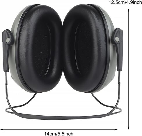 Tactical Shooting Earmuffs,Rear Mounted Noise Cancelling Headphones for Tactical Games, Construction Site, Hunting in Kuwait