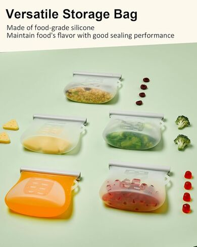 8 قطع من أكياس تخزين حليب الثدي من السيليكون من ليكتين، حاوية تخزين حليب الثدي قابلة لإعادة الاستخدام، سعة 8.5 أونصة/250 مل، أكياس تخزين حليب قائمة بذاتها خالية من مادة BPA للرضاعة الطبيعية، حاويات تخزين أغذية الأطفال مانعة للتسرب in Kuwait