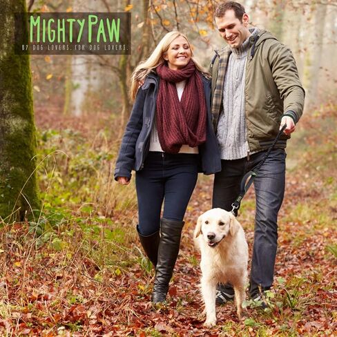 مقود الكلاب التكتيكي مايتي باو - مقبض مزدوج - مقود بنجي ممتص للصدمات للكلاب - بطانة مريحة من النيوبرين - مقود ممتاز - مقود طويل للكلاب - مقود للكلاب بمقبض مروري - مقود للكلاب (قماش) in Kuwait