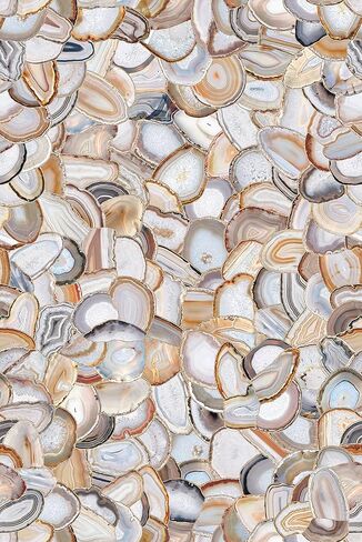 ارت اسكيب غشاء نافذة من العقيق مقاس 61 × 92 سم، بيج داكن in Kuwait