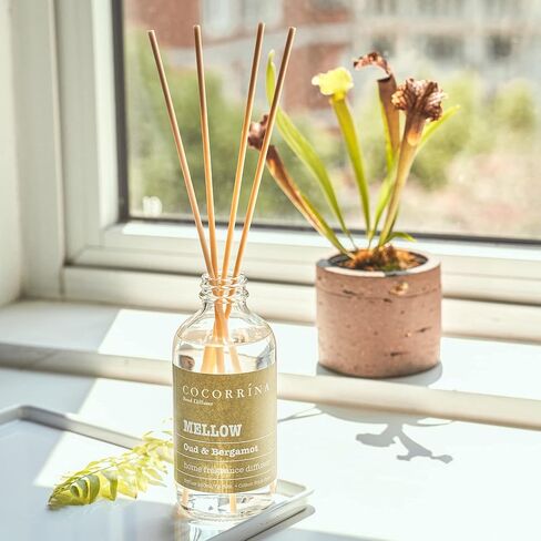 مجموعة اعواد معطر برائحة الغابة السوداء من كوكورينا، موزع زيوت عطرية سعة 7.8 اونصة لتزيين رف الحمام، هدايا عيد ميلاد للمنزل وحفلات الزفاف للنساء والرجال in Kuwait