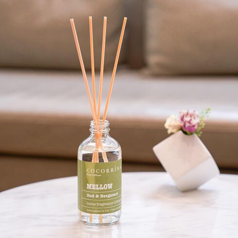 مجموعة اعواد معطر برائحة الغابة السوداء من كوكورينا، موزع زيوت عطرية سعة 7.8 اونصة لتزيين رف الحمام، هدايا عيد ميلاد للمنزل وحفلات الزفاف للنساء والرجال in Kuwait