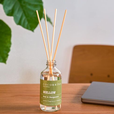مجموعة اعواد معطر برائحة الغابة السوداء من كوكورينا، موزع زيوت عطرية سعة 7.8 اونصة لتزيين رف الحمام، هدايا عيد ميلاد للمنزل وحفلات الزفاف للنساء والرجال in Kuwait