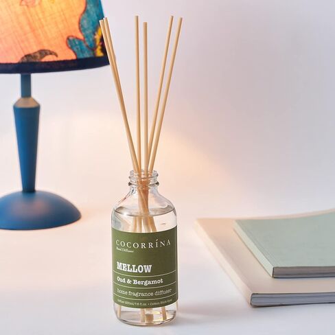 مجموعة اعواد معطر برائحة الغابة السوداء من كوكورينا، موزع زيوت عطرية سعة 7.8 اونصة لتزيين رف الحمام، هدايا عيد ميلاد للمنزل وحفلات الزفاف للنساء والرجال in Kuwait