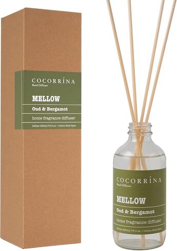 مجموعة اعواد معطر برائحة الغابة السوداء من كوكورينا، موزع زيوت عطرية سعة 7.8 اونصة لتزيين رف الحمام، هدايا عيد ميلاد للمنزل وحفلات الزفاف للنساء والرجال in Kuwait
