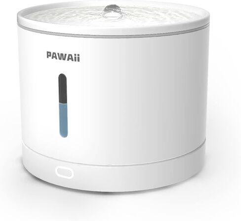 Pawaii FunFlow Cat Water Fountain, 68oz/2L Automatic Pet Water Fountain, Self Cleaning Ultra Quiet Water Fountain for Cats Inside and Small Dogs in Kuwait