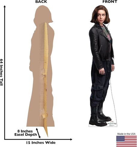 Cardboard People Talos Life Size Cardboard Cutout Standup - Marvel Studios Secret Invasion (TV Series) - Made in USA in Saudi Arabia