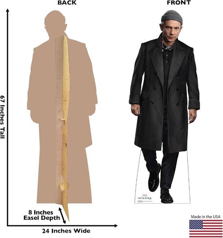 Cardboard People Talos Life Size Cardboard Cutout Standup - Marvel Studios Secret Invasion (TV Series) - Made in USA in Saudi Arabia