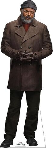 Cardboard People Talos Life Size Cardboard Cutout Standup - Marvel Studios Secret Invasion (TV Series) - Made in USA in Saudi Arabia