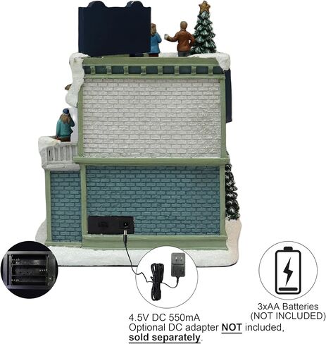 MOMENTS IN TIME 9.8"H Polyresin LED & Musical Laundry Lounge (B/O) in Kuwait