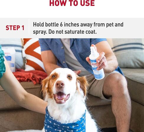 Nature's Miracle Freshening Spray For Dogs Freshens Dog’s Coat Between Baths And Neutralizes Tough Odors With Sunkissed Breeze Scent, 8 Ounces in Saudi Arabia