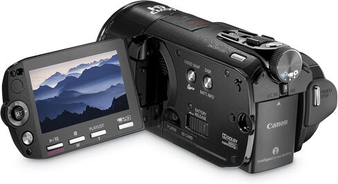Canon VIXIA HFS10 HD Dual Flash Memory w/32GB Internal Memory & 10x Optical Zoom - 2009 MODEL (Renewed) in Saudi Arabia
