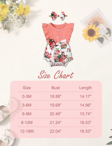 ملابس صيفية للفتيات الصغيرات من Oranchids بدون أكمام رومبير فقاعات لطيف لحديثي الولادة ملابس بوهو للفتيات الصغيرات in Kuwait