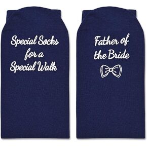 sockfun Funny Wedding Socks Wedding Gifts for Men, Father of Bride Socks Groom Socks Father Gifts