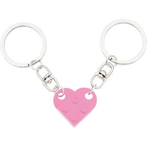 TTYY هدايا الصداقة أفضل صديق المفاتيح الأزواج المفاتيح BFF القلب حلقة رئيسية مجموعة هدايا عيد الميلاد للأطفال الرجال النساء 4 اللون in Kuwait