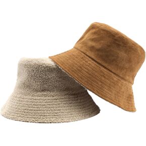 Belsen Corduroy Reversible Bucket Hat Unisex Cotton Twill Canvas Sun Fishing Hat in Saudi Arabia