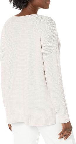 Women’s Off Shoulder Knit Sweaters Oversized V Neck Long Sleeve Loose Lightweight Pullover Tops in Kuwait
