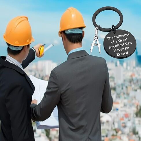 FEELMEM سلسلة مفاتيح معمارية هدية مهندس معماري سلسلة مفاتيح تقدير للمهندسين المعماريين in Kuwait