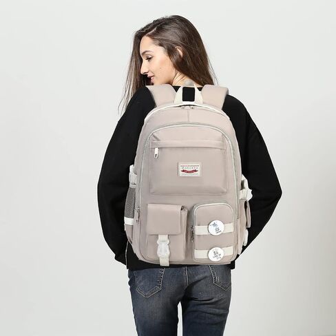 Makukke School Backpacks for Teen Girls - Laptop Backpacks 15.6 Inch College Cute Bookbag Anti Theft Women Casual Daypack in Kuwait