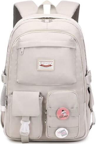 Makukke School Backpacks for Teen Girls - Laptop Backpacks 15.6 Inch College Cute Bookbag Anti Theft Women Casual Daypack in Kuwait