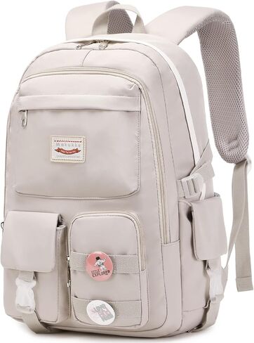 Makukke School Backpacks for Teen Girls - Laptop Backpacks 15.6 Inch College Cute Bookbag Anti Theft Women Casual Daypack in Kuwait
