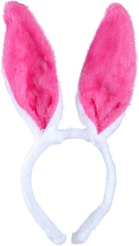 BinaryABC Easter Bunny Rabbit Costume Set,Ears Headband Bow Ties Tail Set,Halloween Costume Assesories in Kuwait
