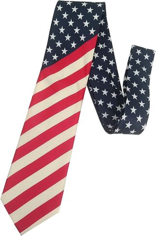 GUUNIEE Men's American Flag Ties Formal 3.25 Inches USA Flag Neckties in Saudi Arabia