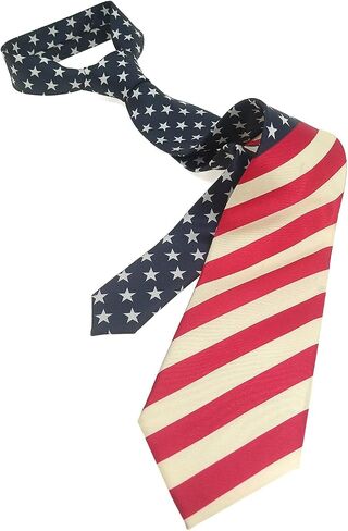 GUUNIEE Men's American Flag Ties Formal 3.25 Inches USA Flag Neckties in Saudi Arabia
